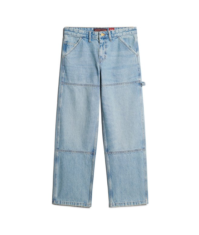 Mid Rise Denim Carpenter Jeans
