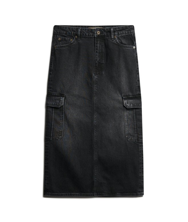 Denim Cargo Pocket Midi Skirt More Colours Available Price £32.49 Price reduced from £64.99 to You Save 50%