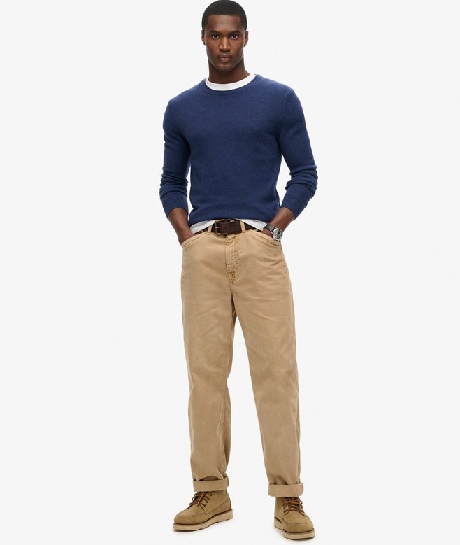 Essential Slim Fit Crew Jumper