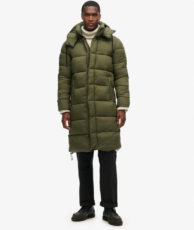 Ripstop Longline Puffer Coat