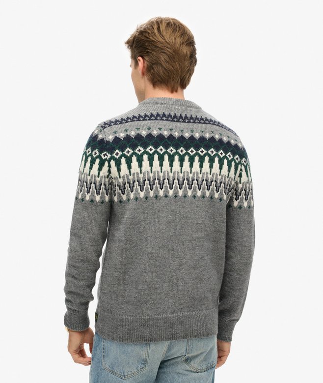 Fairisle Knit Crew Jumper
