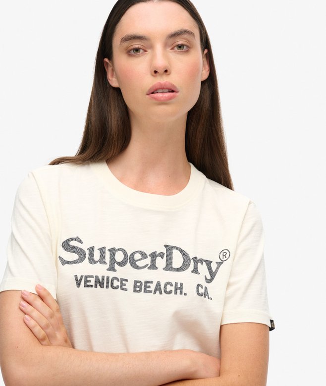 Metallic Venue Relaxed T-Shirt