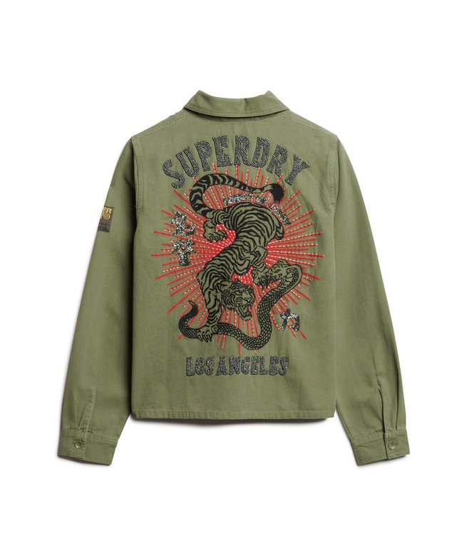 Embellished Military Jacket