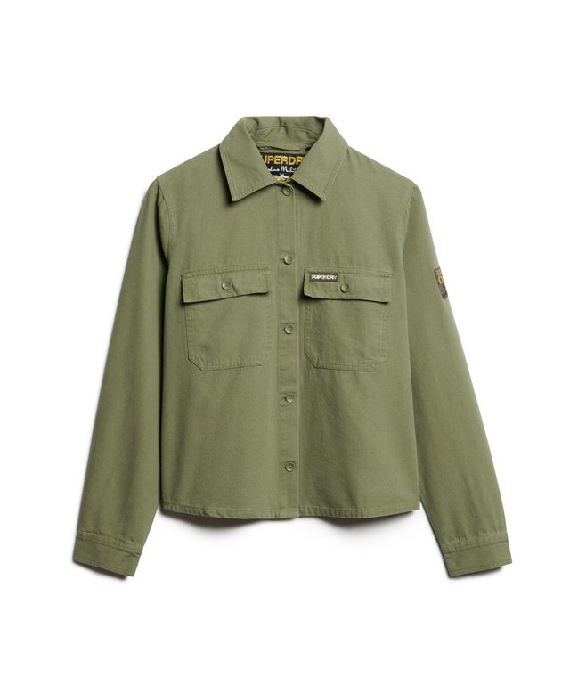 womens Embellished Military Jacket in ARMY GREEN Superdry US