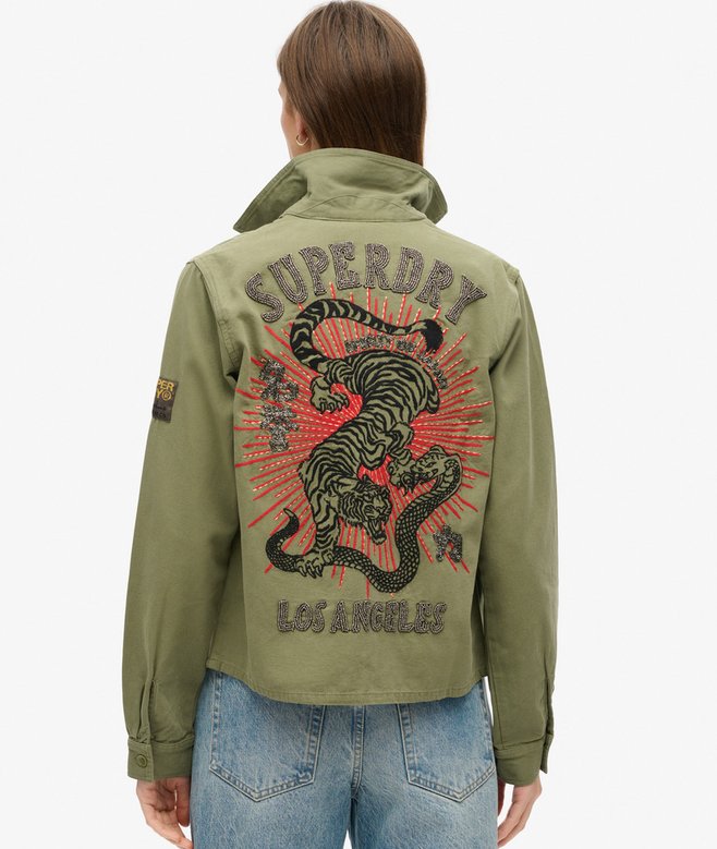 Embellished Military Jacket