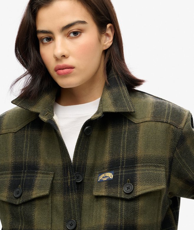 Borg Check Overshirt
