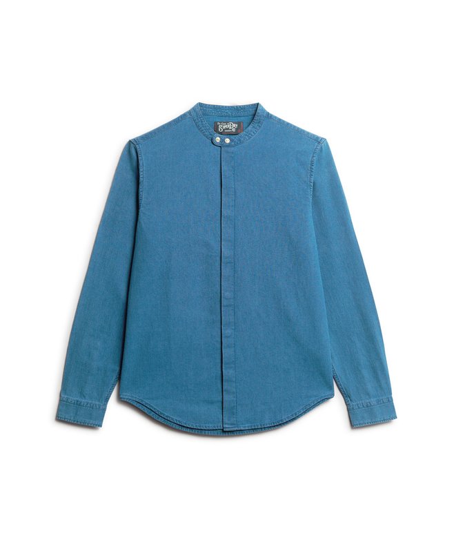 The Merchant Store - Henley Indigo Shirt