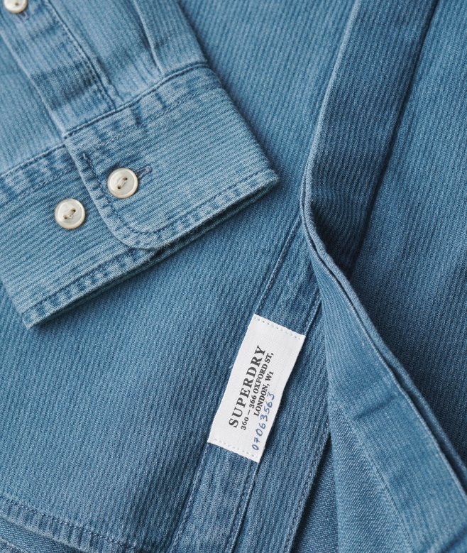 The Merchant Store - Henley Indigo Shirt