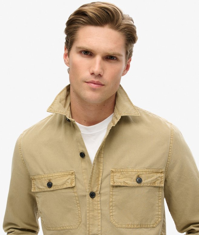 Military Long Sleeve Overshirt