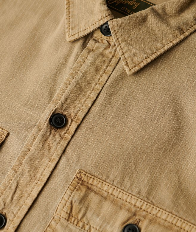Military Long Sleeve Overshirt