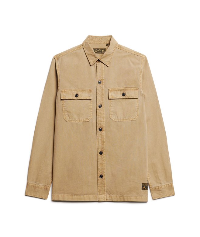 Military Long Sleeve Overshirt
