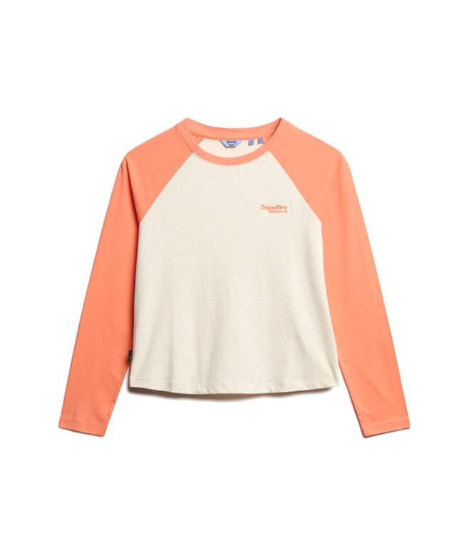 Essential Logo Long Sleeve Baseball Top