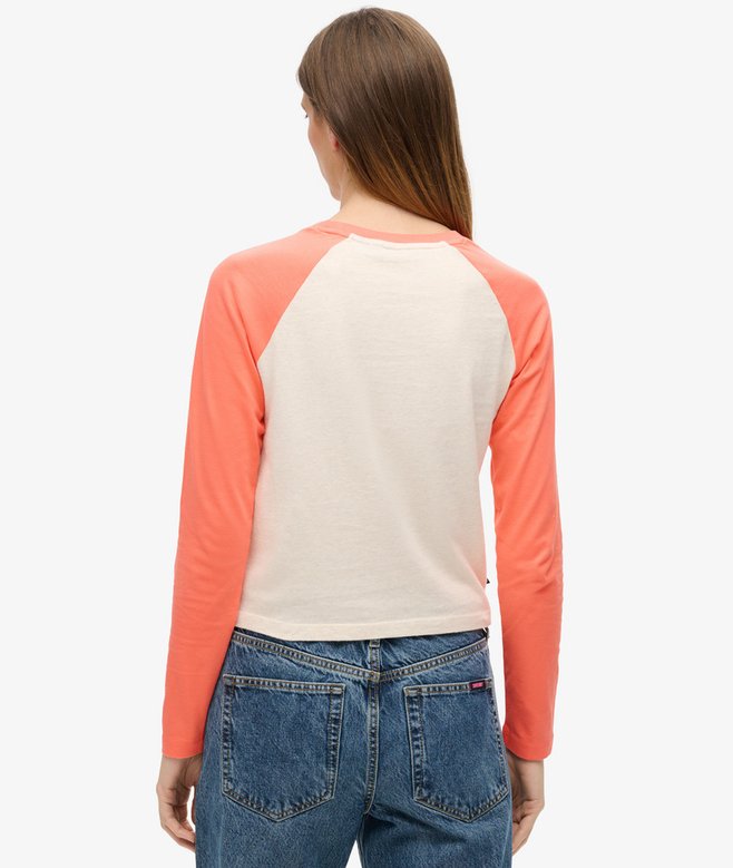 Essential Logo Long Sleeve Baseball Top