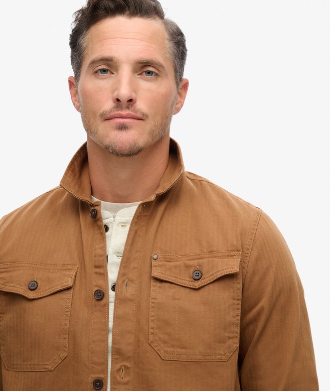 The Merchant Store - Herringbone Overshirt