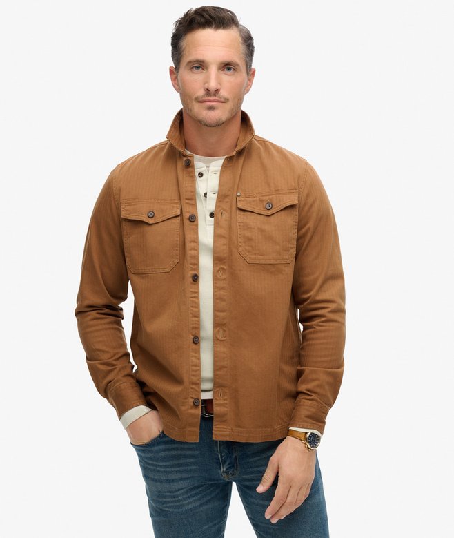 The Merchant Store - Herringbone Overshirt