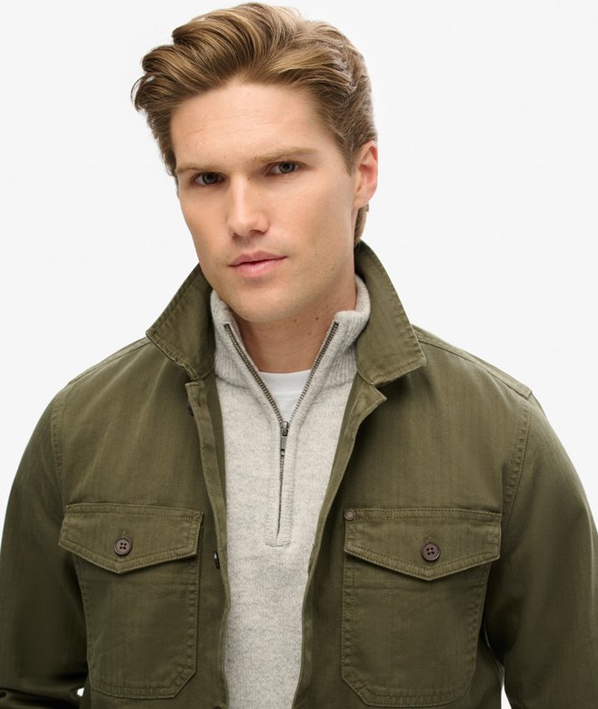 The Merchant Store - Herringbone Overshirt