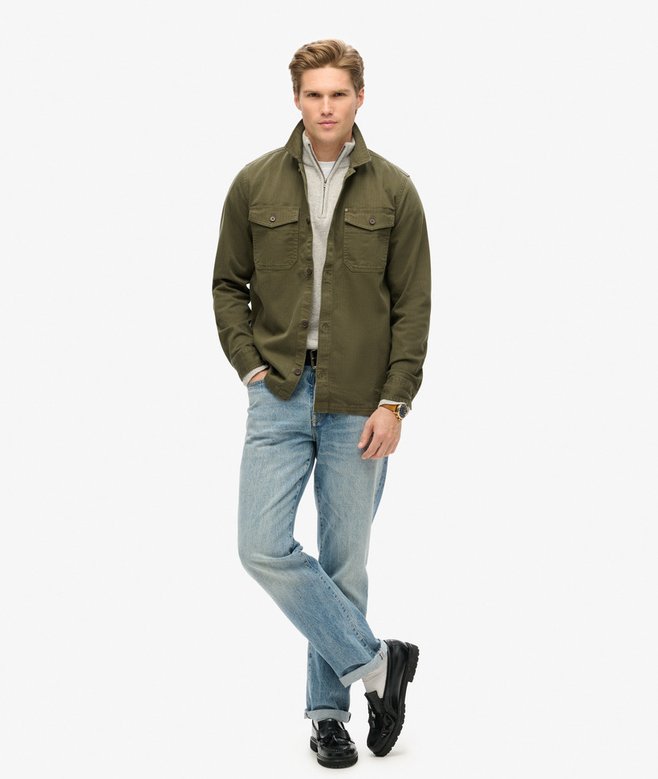 The Merchant Store - Herringbone Overshirt