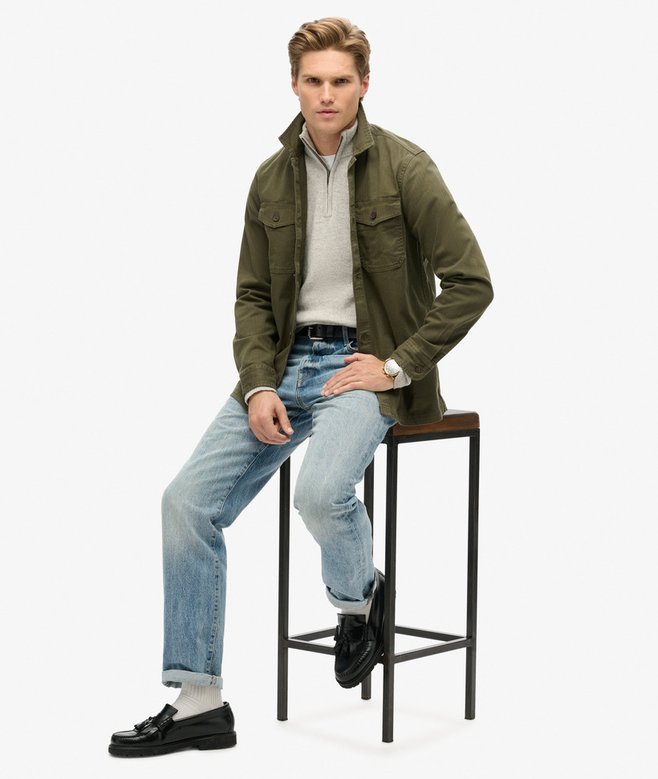 The Merchant Store - Herringbone Overshirt