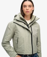 Windbreaker mit Kapuze und Stickerei