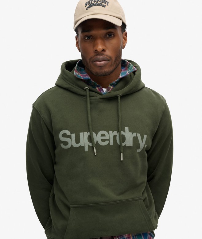 Core Logo City Loose Fit Hoodie