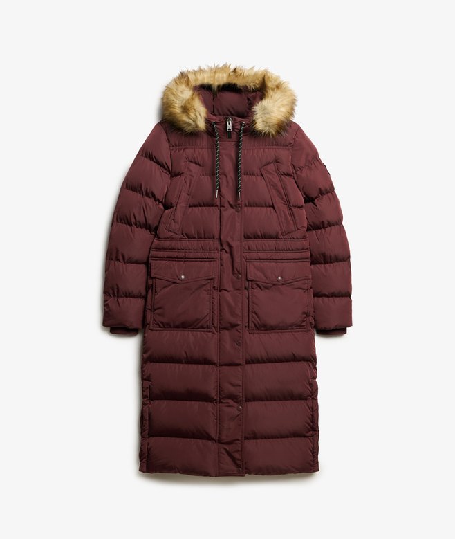 Everest Faux Fur Longline Coat