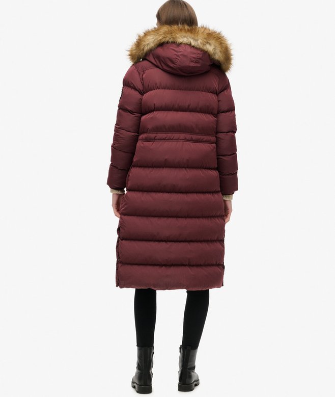 Everest Faux Fur Longline Coat
