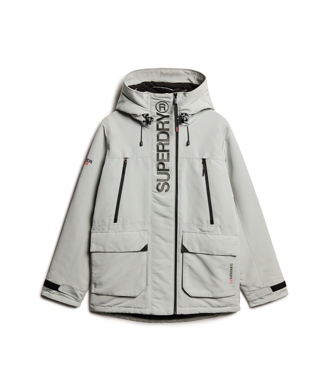 mens Hooded Ultimate Embroidered SD Windbreaker Jacket in Puritan