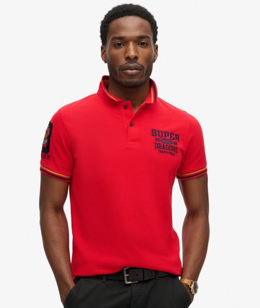Chinese New Year Superstate Polo Shirt Image 1