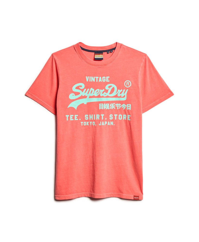 Superdry★ピンクパープル ロゴ☆メンズ☆Ｔシャツ Superdry VINTAGE LOGO - Basic T-shirt - echo pink/pink - Zalando