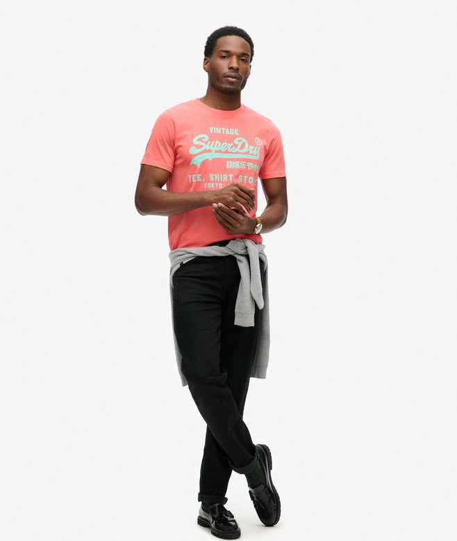 Neon Vintage Logo T-Shirt