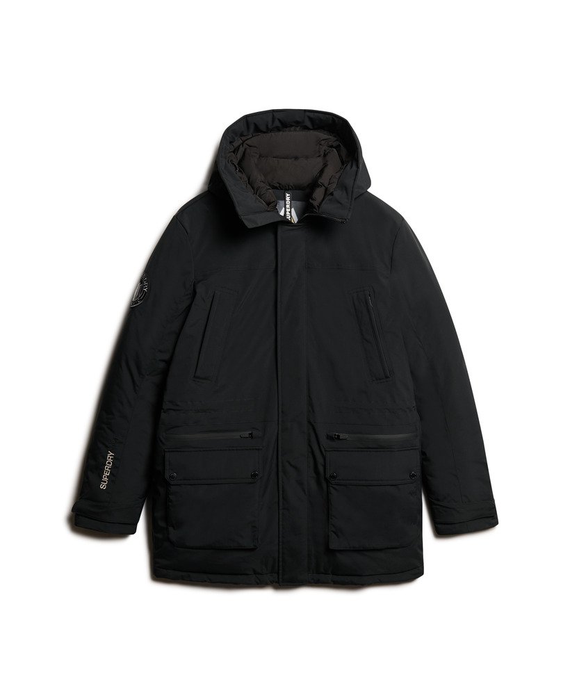 mens City Padded Parka Coat in Black | Superdry US mens City Padded Parka Coat in Black | Superdry US