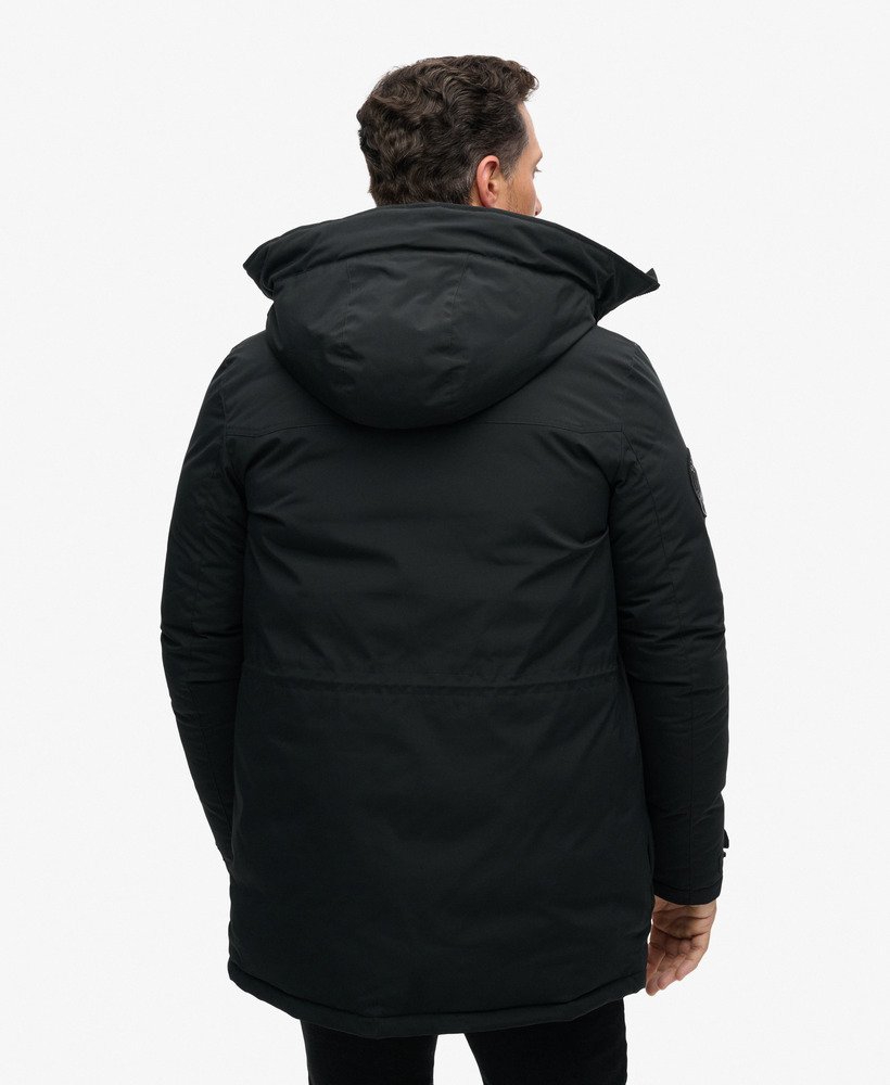 mens City Padded Parka Coat in Black | Superdry US mens City Padded Parka Coat in Black | Superdry US