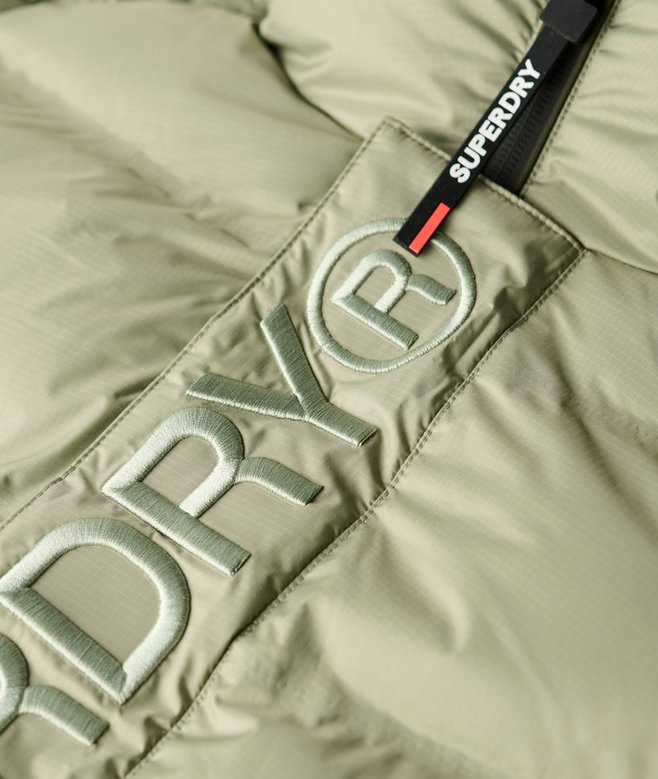 Hooded City Graphic Puffer Jacket