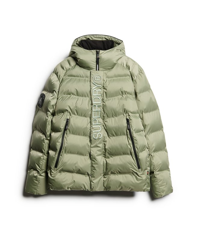 Hooded City Graphic Puffer Jacket