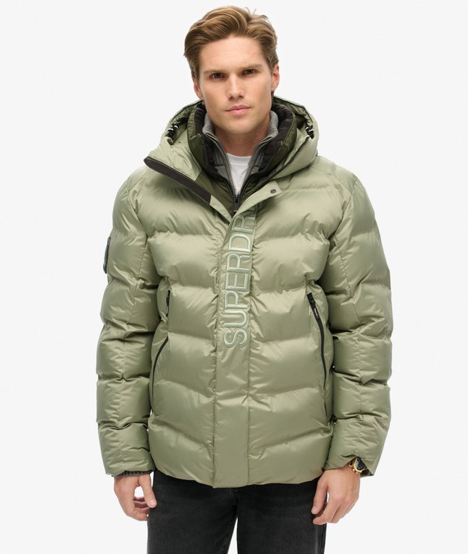 Hooded City Graphic Puffer Jacket
