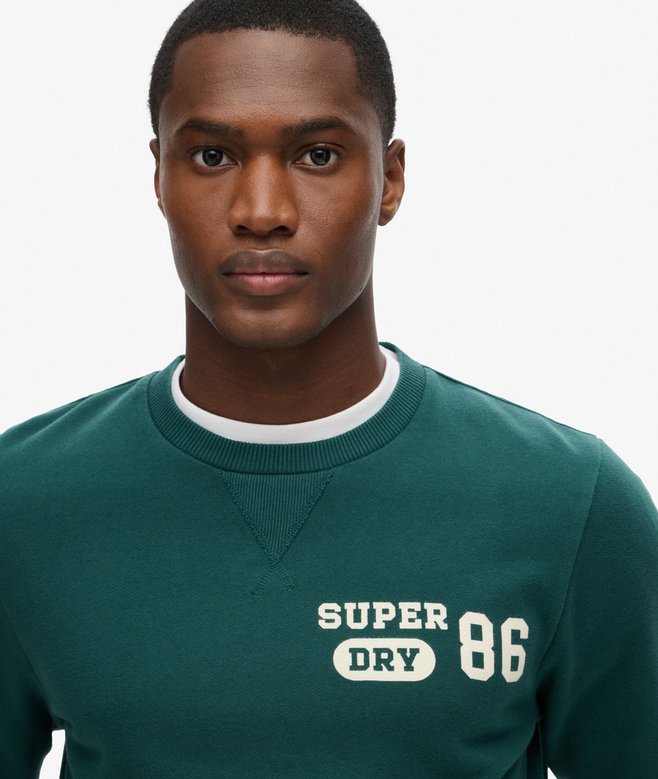 Athletic Printed Sweatshirt