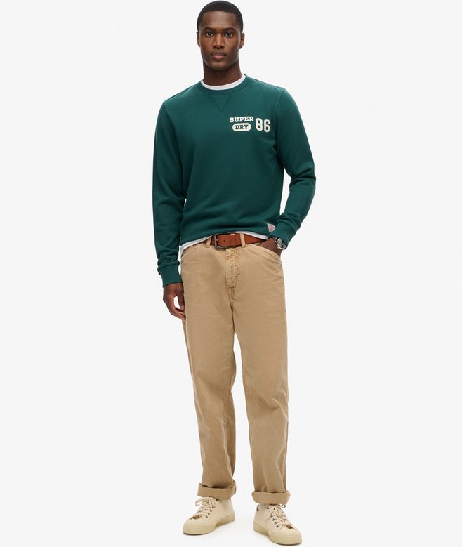 Athletic Printed Sweatshirt