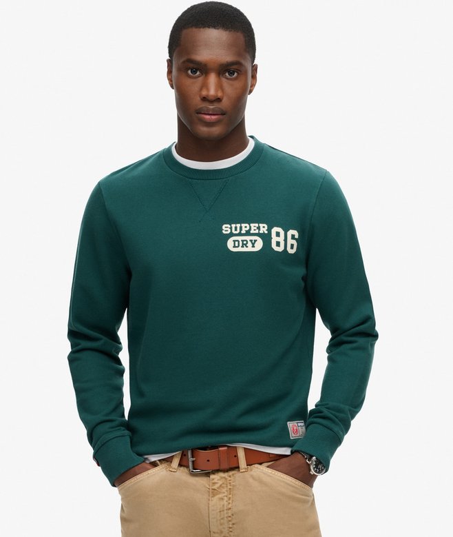 Athletic Printed Sweatshirt