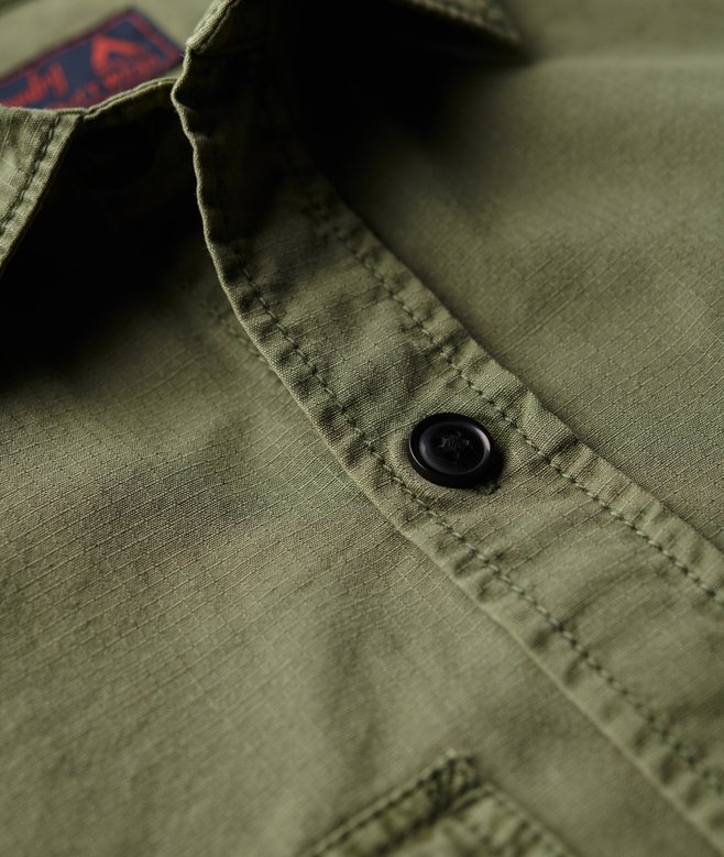 Military Long Sleeve Overshirt
