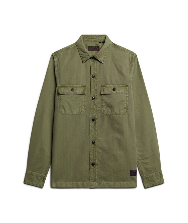 Military Long Sleeve Overshirt