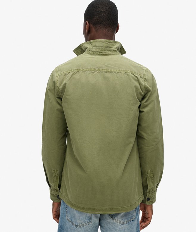 Military Long Sleeve Overshirt