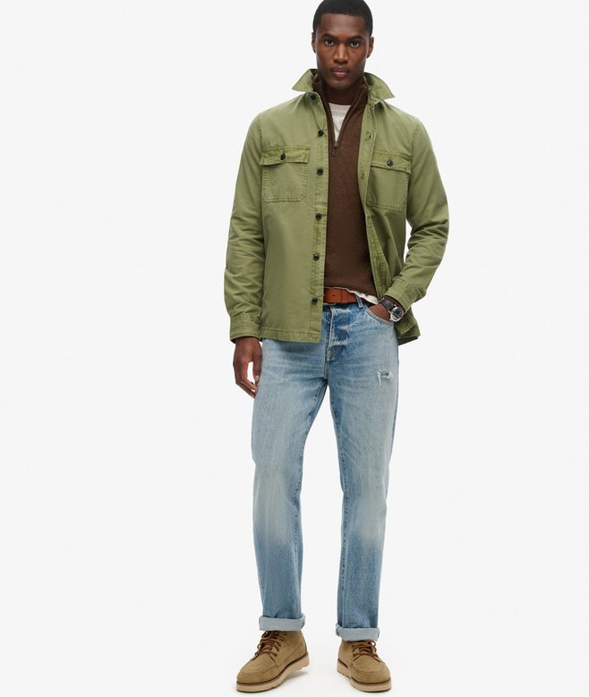 Military Long Sleeve Overshirt