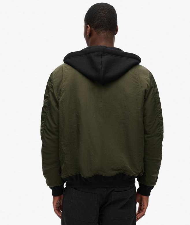 Military Hooded MA1 Jacket