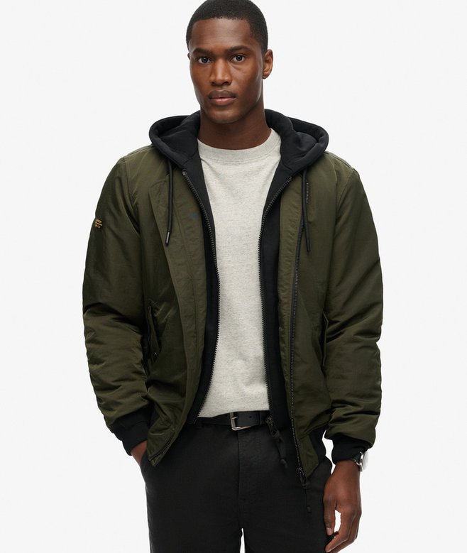 Military Hooded MA1 Jacket