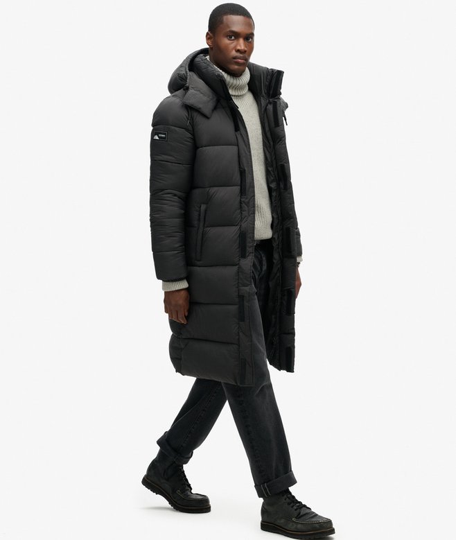 Ripstop Longline Puffer Coat