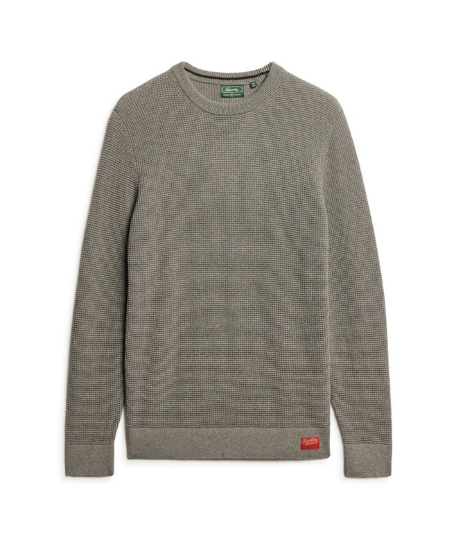 Textured Crew Knitted Jumper