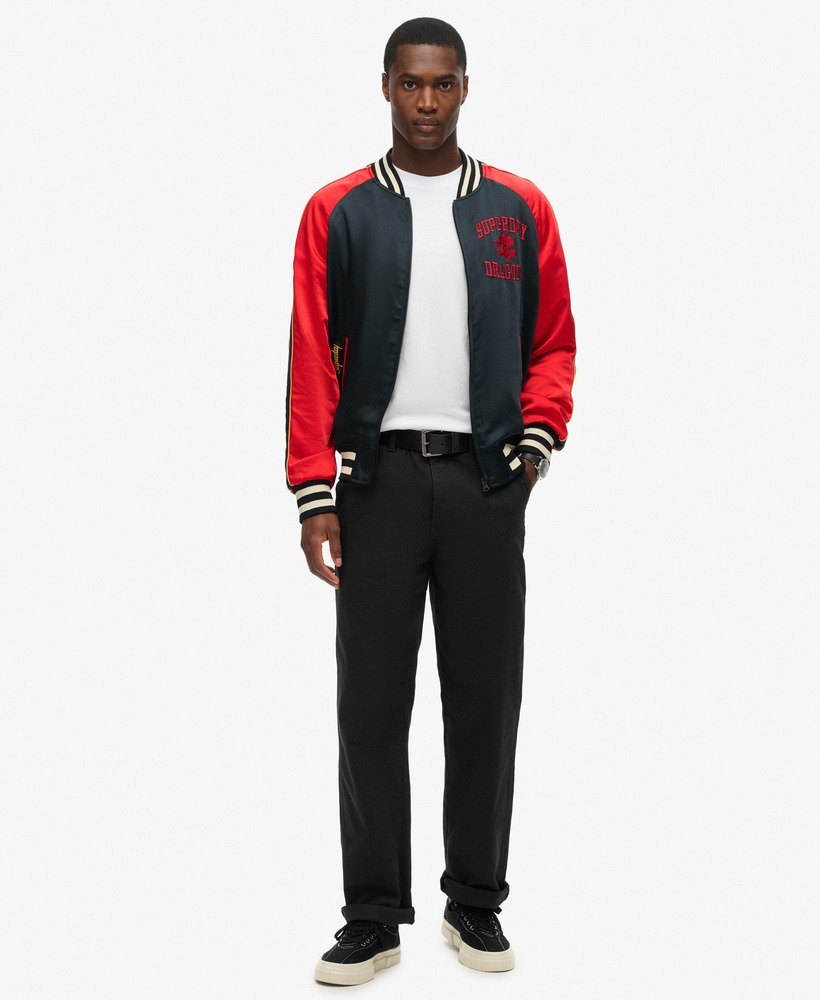 mens Chinese New Year Sukajan Jacket in JET BLACK | Superdry mens Chinese New Year Sukajan Jacket in JET BLACK | Superdry