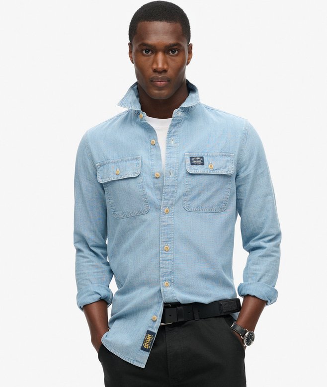 Cotton Workwear Long Sleeve Shirt