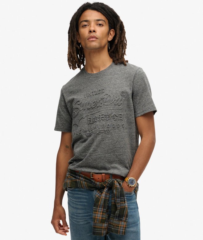 Embossed Graphic T-Shirt