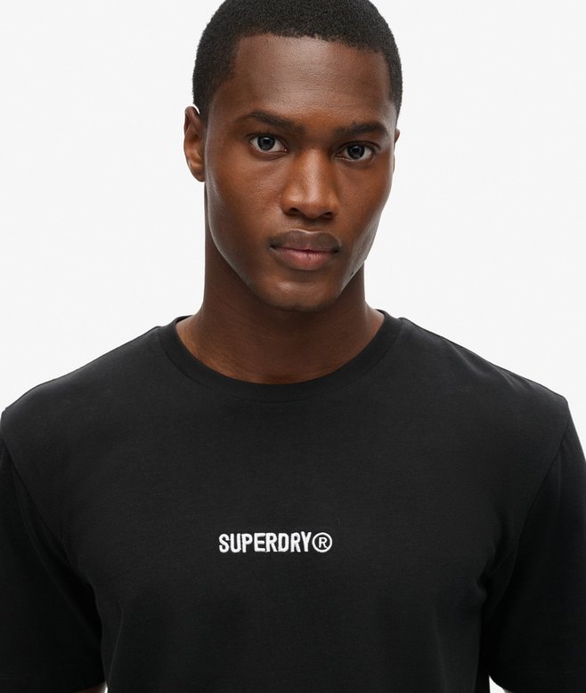 Micro Logo Graphic Loose T-Shirt